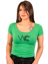 Load image into Gallery viewer, WCCC Palm Tree Flowy Cropped Tee
